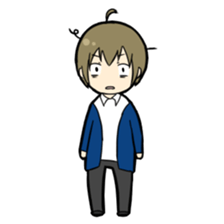 ahoge boy sticker #2016244