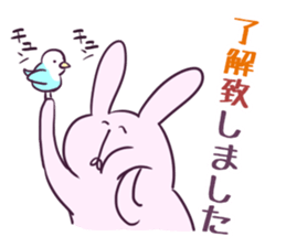 Honorific of the rabbit sticker #2016382