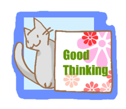 Message board with cat and others sticker #2018325