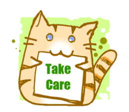Message board with cat and others sticker #2018327
