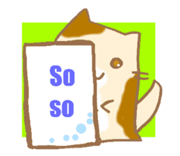 Message board with cat and others sticker #2018331