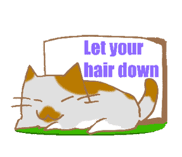 Message board with cat and others sticker #2018333