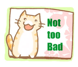Message board with cat and others sticker #2018334