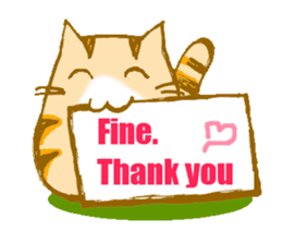 Message board with cat and others sticker #2018336