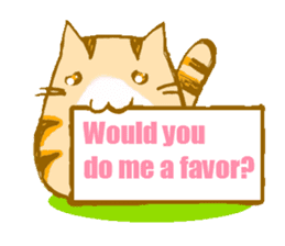 Message board with cat and others sticker #2018340