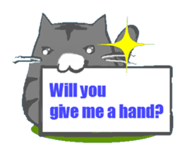 Message board with cat and others sticker #2018341