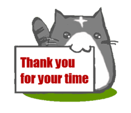 Message board with cat and others sticker #2018343