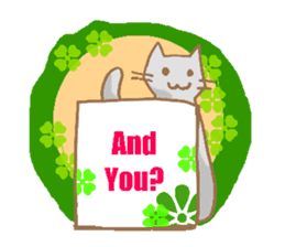 Message board with cat and others sticker #2018344