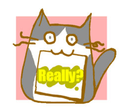 Message board with cat and others sticker #2018346