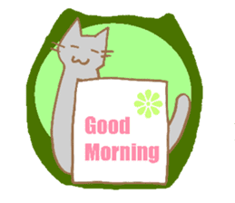 Message board with cat and others sticker #2018350