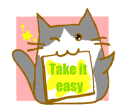 Message board with cat and others sticker #2018351