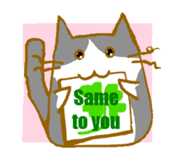 Message board with cat and others sticker #2018352