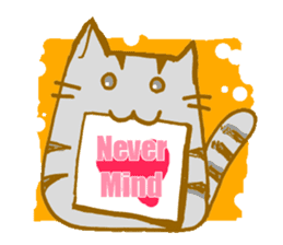 Message board with cat and others sticker #2018356