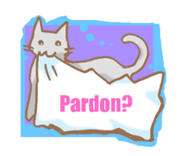 Message board with cat and others sticker #2018360