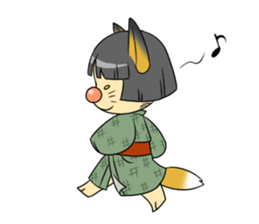 fox girl sticker #2018525