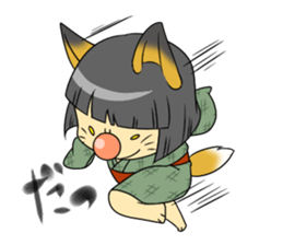 fox girl sticker #2018526