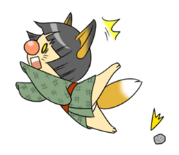fox girl sticker #2018527