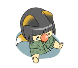 fox girl sticker #2018531
