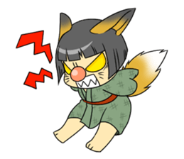 fox girl sticker #2018534