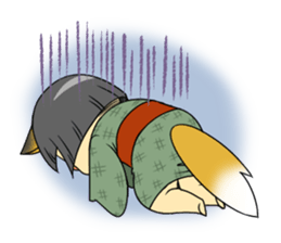 fox girl sticker #2018536