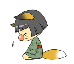 fox girl sticker #2018538