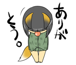 fox girl sticker #2018540