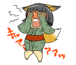 fox girl sticker #2018548