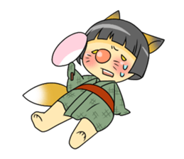 fox girl sticker #2018551