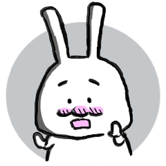 rabbit(52) stickers english ver