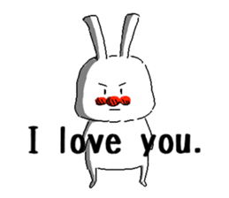 rabbit(52) stickers english ver sticker #2018885
