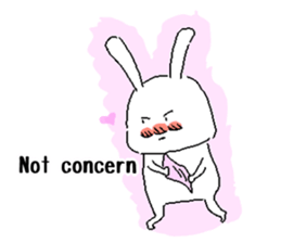 rabbit(52) stickers english ver sticker #2018887