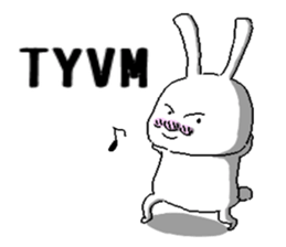 rabbit(52) stickers english ver sticker #2018888