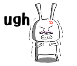 rabbit(52) stickers english ver sticker #2018892