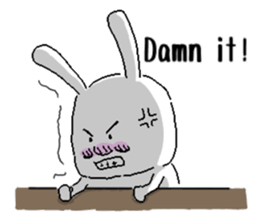rabbit(52) stickers english ver sticker #2018893