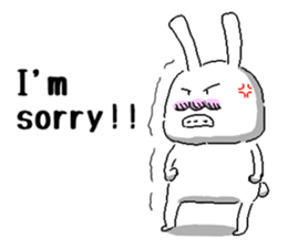 rabbit(52) stickers english ver sticker #2018895