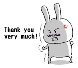 rabbit(52) stickers english ver sticker #2018896