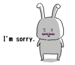 rabbit(52) stickers english ver sticker #2018901