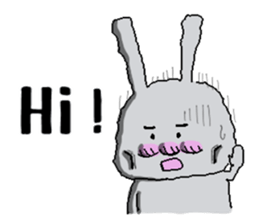rabbit(52) stickers english ver sticker #2018903