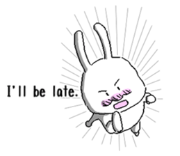 rabbit(52) stickers english ver sticker #2018908