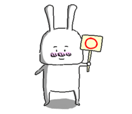 rabbit(52) stickers english ver sticker #2018909