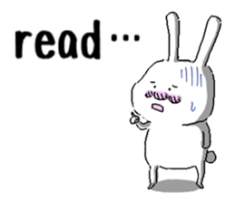 rabbit(52) stickers english ver sticker #2018911