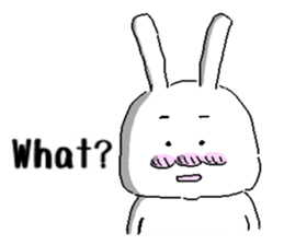 rabbit(52) stickers english ver sticker #2018914