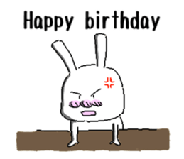 rabbit(52) stickers english ver sticker #2018922