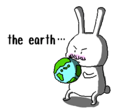 rabbit(52) stickers english ver sticker #2018924