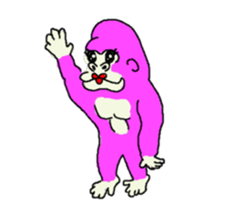 Gorilla gori sticker #2019022