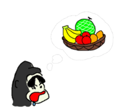 Gorilla gori sticker #2019035