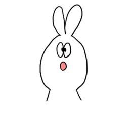 Very cute rabbit Sticker sticker #2019565