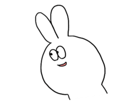 Very cute rabbit Sticker sticker #2019570