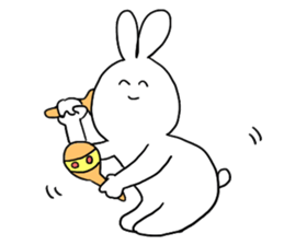 Very cute rabbit Sticker sticker #2019573