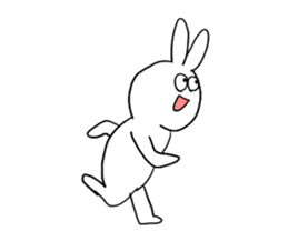 Very cute rabbit Sticker sticker #2019580